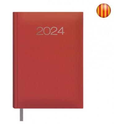 AGENDA 2025 LISBOA DÍA PÁGINA 14 X 20 CM COLOR ROJO CATALAN DOHE 12692 - 25 (Espera 4 dias)